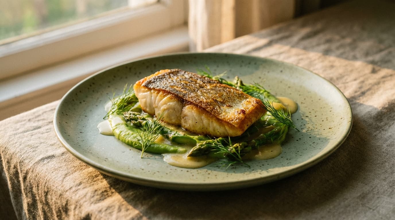 Pan-Roasted Halibut